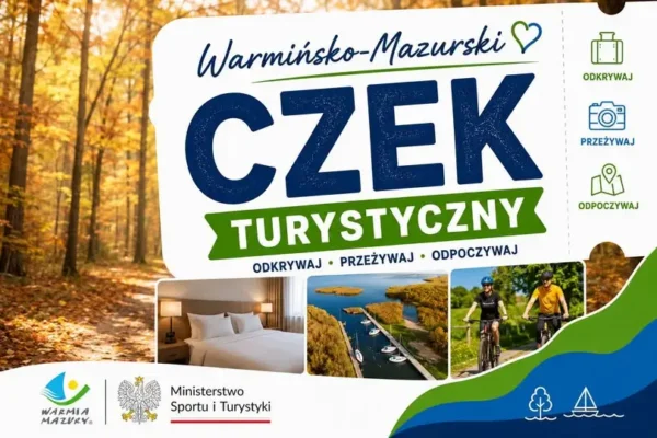 Warmińsko-Mazurski Czek Turystyczny: nabór dla obiektów noclegowych trwa do 17 września