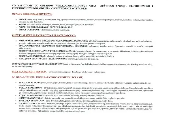 Gmina Mrągowo: zbiórka odpadów wielkogabarytowych – dziś ostatni dzień na zgłoszenie