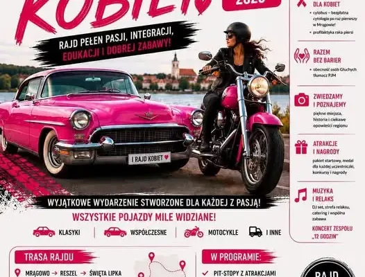 I Rajd Kobiet w Mrągowie – kobieca energia na mazurskich drogach