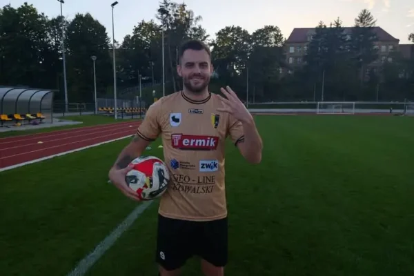 Mrągowia rozbiła Vęgorię 8:0. Cztery gole Rybkiewicza!