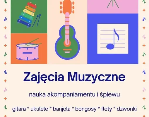 Nauka gry i śpiewu w GOK „PEGAZ” w Pieckach – zapisy trwają
