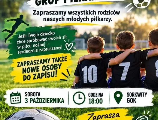Spotkanie organizacyjne grup piłkarskich w Gminie Sorkwity
