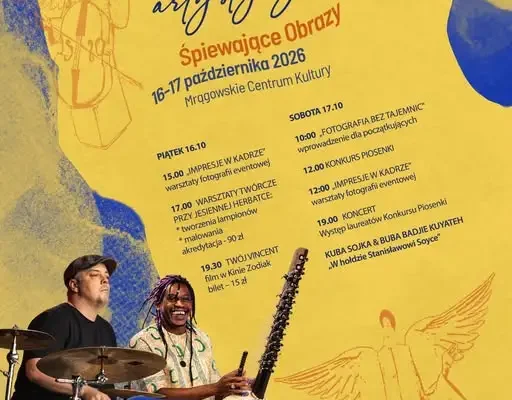 Jesienny wieczór ze sztuką w Mrągowskim Centrum Kultury
