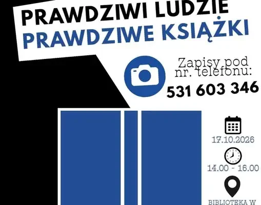 Noc Bibliotek 2026 w Sorkwitach – sesja zdjęciowa z ulubioną książką