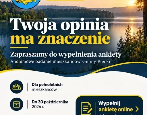 Gmina Piecki pyta mieszkańców o lokalne problemy społeczne