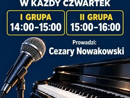 Sorkwity: czwartkowe zajęcia wokalno-muzyczne w GOK — dołącz do grupy