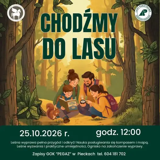 Leśna wyprawa z kompasem i mapą – Piecki, 25 października