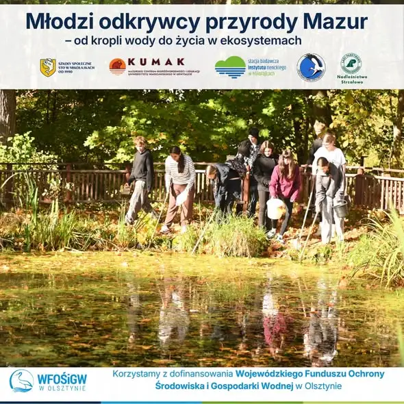 Uczniowie z Mikołajek odkrywali tajemnice mazurskich torfowisk