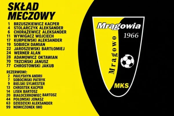 Mrągowia II kontra Znicz II – mecz o 13:00 w Mrągowie