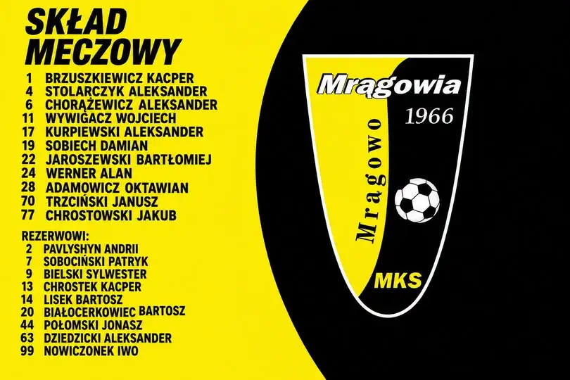 Mrągowia II kontra Znicz II – mecz o 13:00 w Mrągowie
