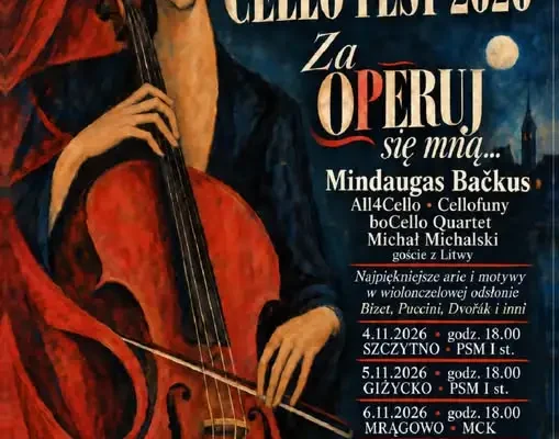Noctober CelloFest w Mrągowie – piąta edycja festiwalu wiolonczelowego
